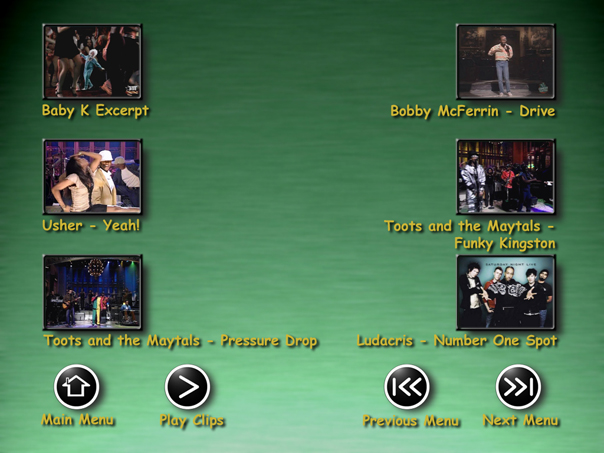 Music Volume 8 Menu 3